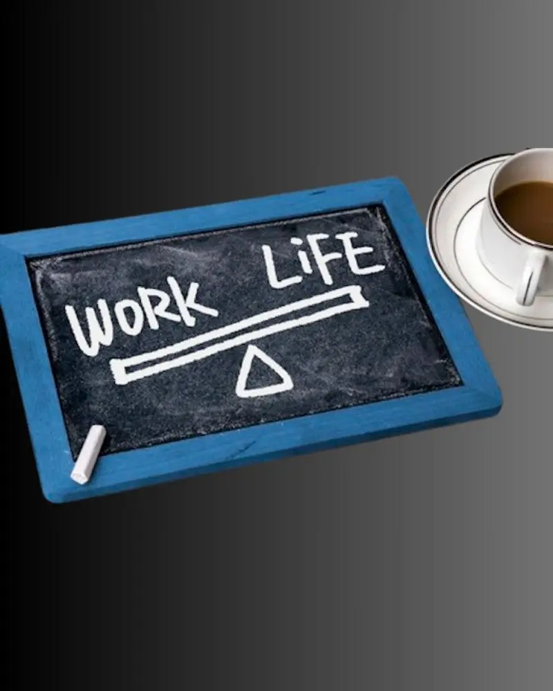 "Man enjoying coffee during a break from remote work, looking relaxed"